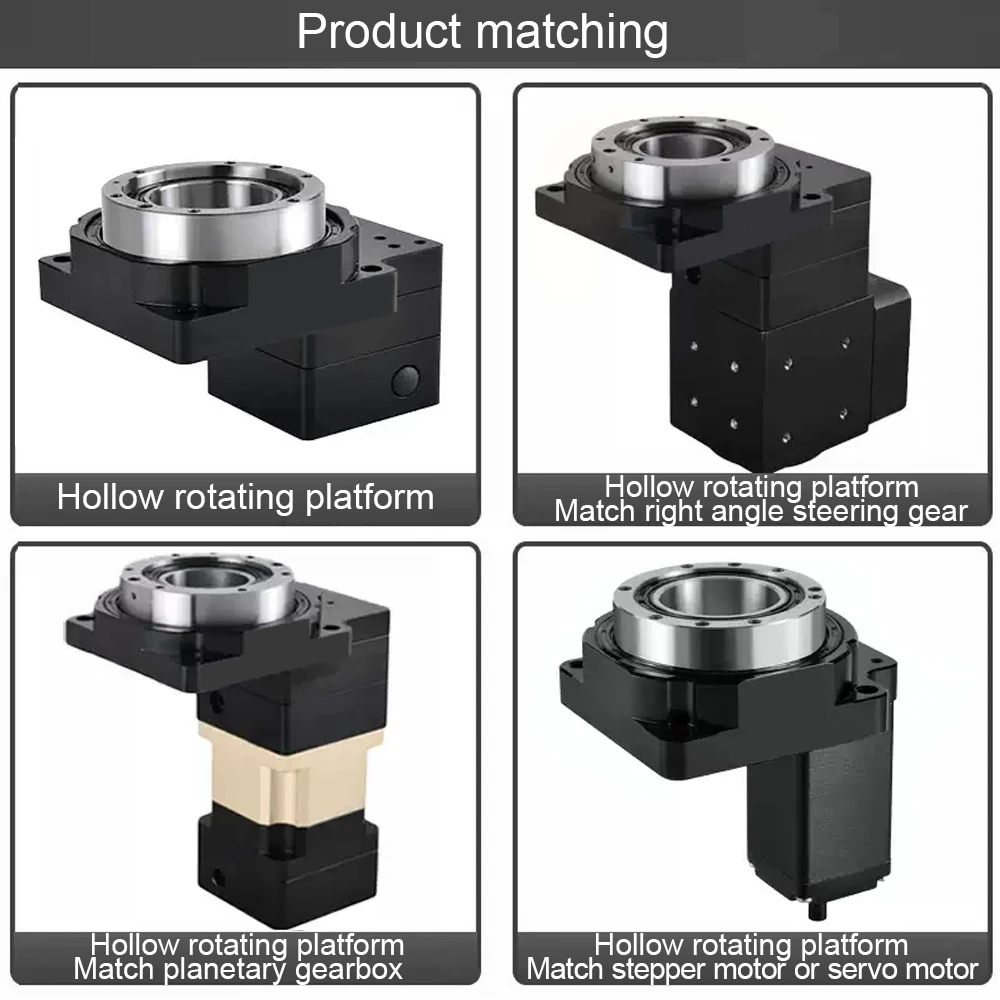 Plate-forme rotative creuse CNC pour tables de coupe, axe R, haute précision, furt eur de came de remplacement, moteur ESSE, rapport 5-200:1, 4 axes, 5 axes