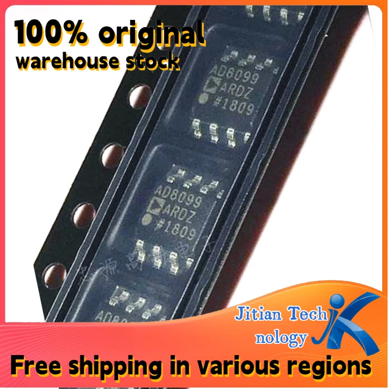 100% original inventory 10PCS AD8099ARDZ logo AD8099 SOP8 High-speed operational amplifier Channel direct sales