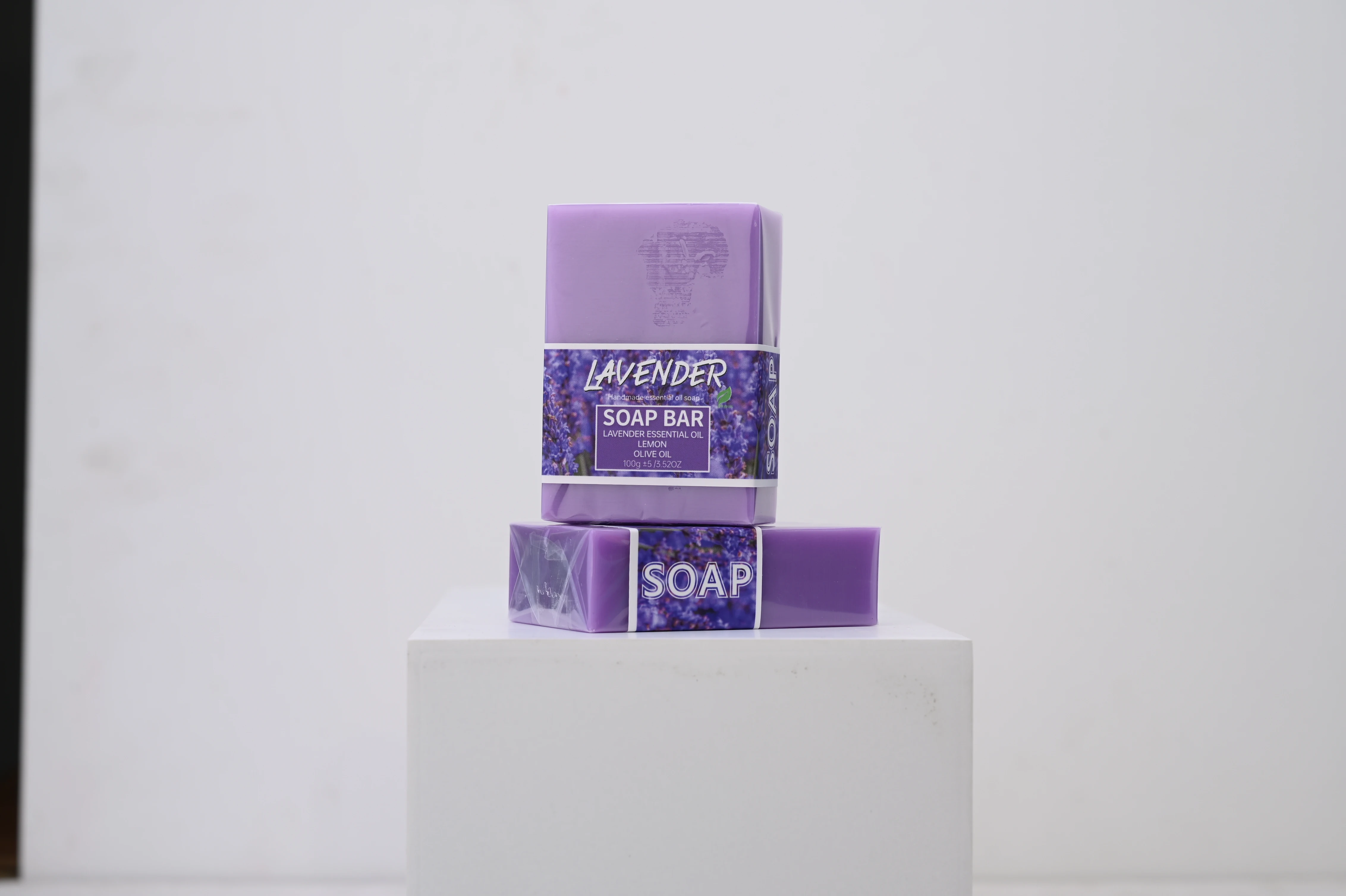 100g 라벤더 오일 수제 글리세린 비누 바 바디 페이스 비누 딥 클렌징 화이트닝 비누 (허니 심황 로즈 포함)