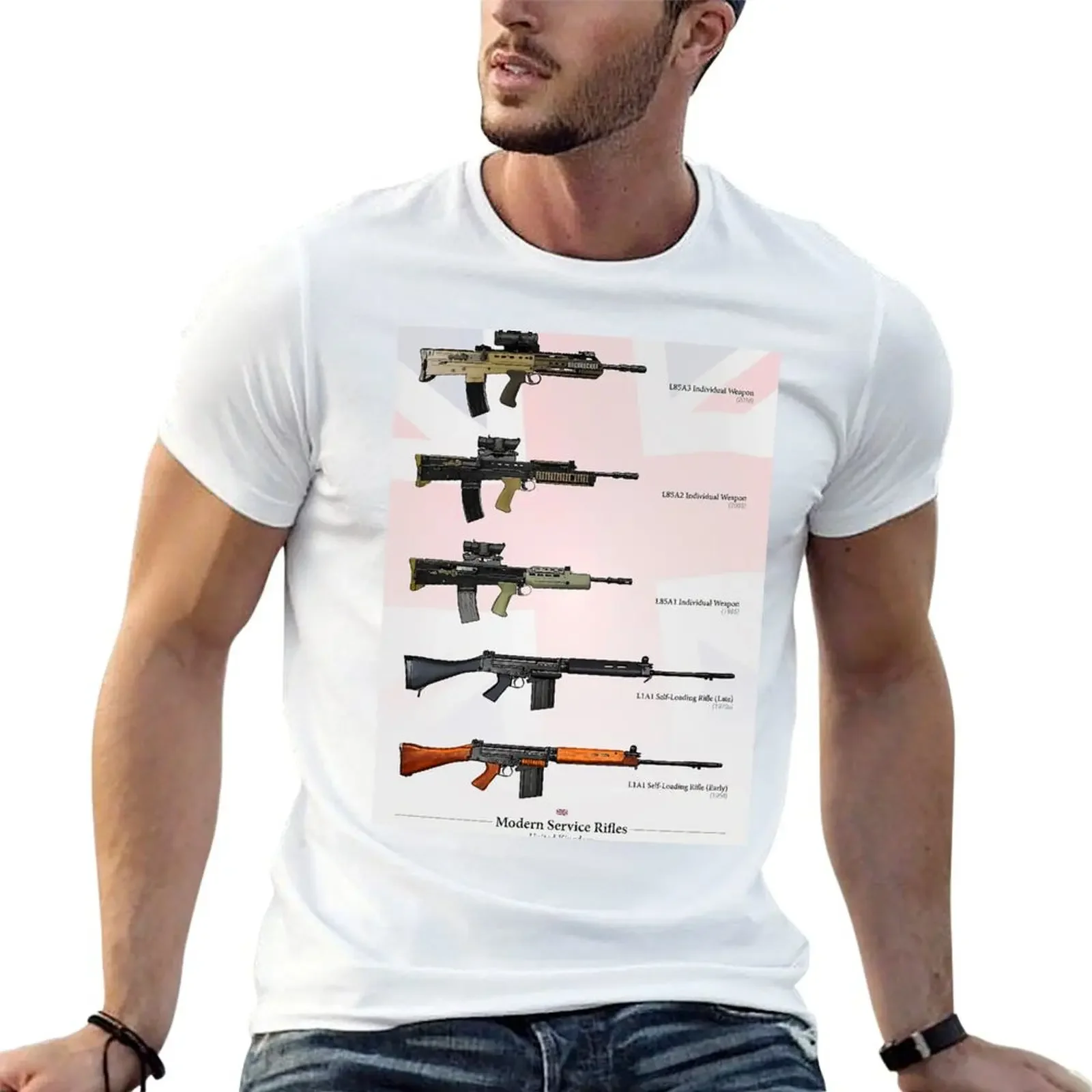 

Service Rifles Of The United Kingdom T-Shirt graphic shirts man t shirt vintage t shirts mens clothing