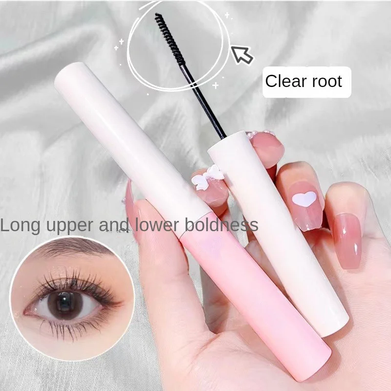 Waterproof Black Brown Mascara Lasting Matte Quick Ultra-fine Brush allungamento ciglia Mascara Lash Extension Makeup Tool