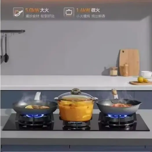 

Household embedded three-eye gas furnace. Liquefied gas. Multi-eye furnace. Three-head furnace. Flame failure protection