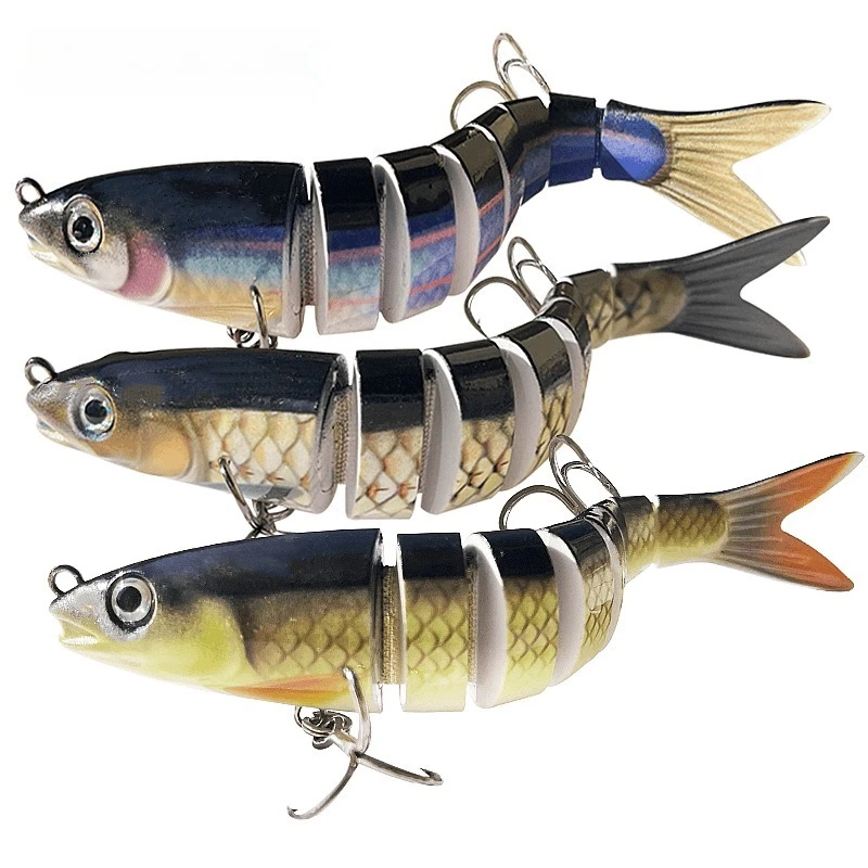 Geknoteter Kunstköder, Fischköder, Angelzubehör, Mino, neuer Angelköder, harter Kunststoff-Minnow-Köder für Barsch, Hecht, Forelle