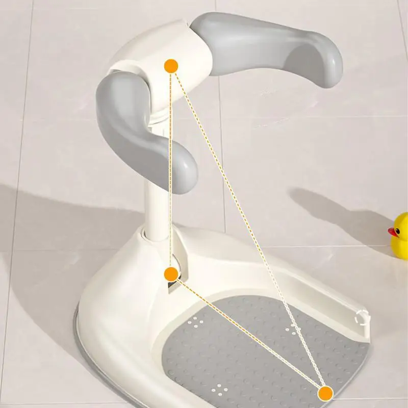 Baby Shower Standing Support Anti-Slip Baby Shower Standing Support Foldable Bathing Device Toddler Bathtub Wash Seat For Party