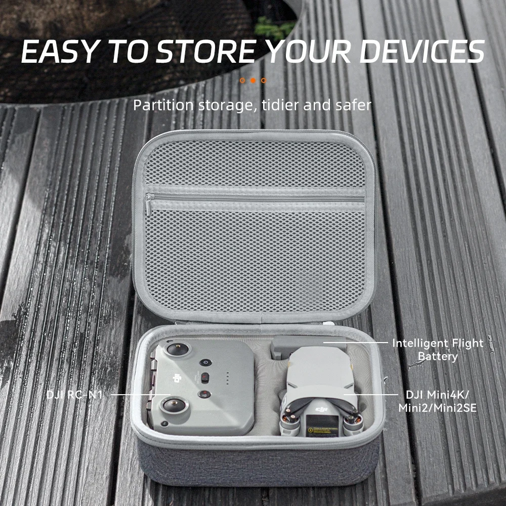 For DJI Mini 2/Mini2 SE/Mini 4K Carrying Case Hard EVA Storage Bag Drone Battery Remote Control Box Protective Travel Handbag