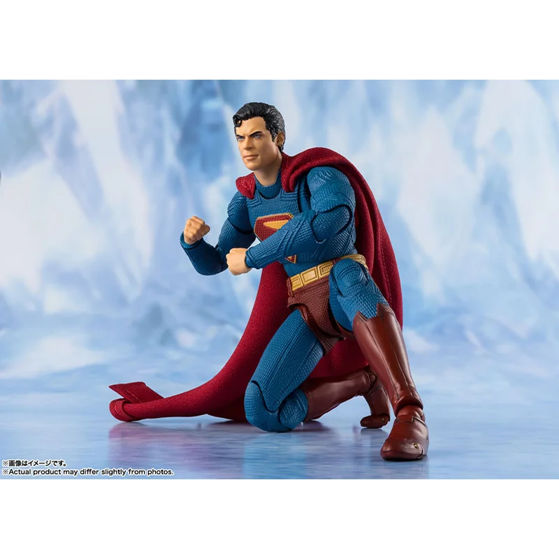 In Stock Original Bandai S.H.Figuarts Superman Comic Hero Action Figure Action Model Collection Toys Gift view 6