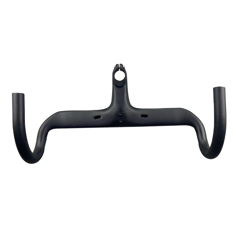 All-carbon fiber Ultra-light downward bending integrated Bend handle UD Glossy/Matte 400／420／440mm is suitable for road bicycles