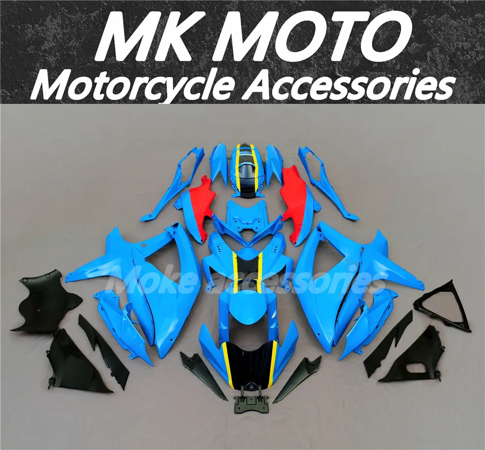 

Moke moto Motorcycle Fairings Kit Fit For gsxr600/750 2008 2009 2010 Blue High Quality ABS Injection NEW