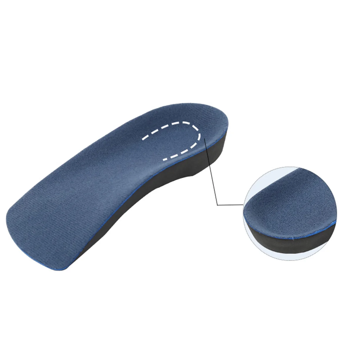 

Arch Support Insoles Foot Cushions EVA Material Plantar Fasciitis Relief Orthotic Inserts Five Sizes Comfortable Velvet Pad