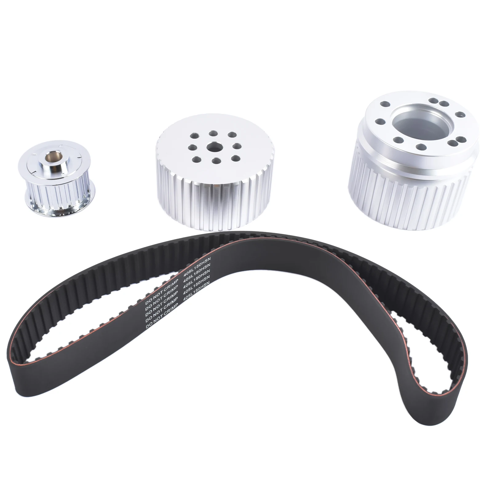 Glossy Belt Drive Pulley Kit for SBC 305 350 283-400