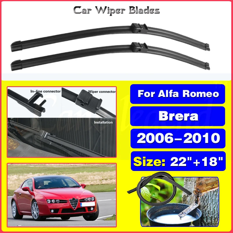 

Wiper Front Wiper Blades For Alfa Romeo Brera 2006 2007 2008 2009 2010 Windshield Windscreen Front Window 22"+18"