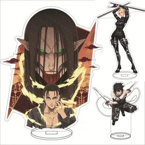 Anime-Resimleri-Akrilik-Çağrı Kabini, Levi, Mikasa, Eren, Shingeki Üzerinde Kyojin, Koleksiyon, Dekor, Masa, Hediyeler, Fan, Oyuncak bir arkadaşa En çok satılan 12, anahtarlık, mikasa-no. 4