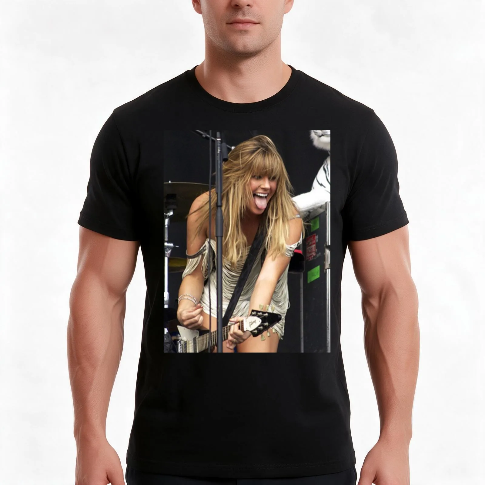 Grace Potter - Poster T-Shirt Summer Casual Cotton Tee Oversized Streetwear Tops Vintage Graphic Print Unisex Men Women