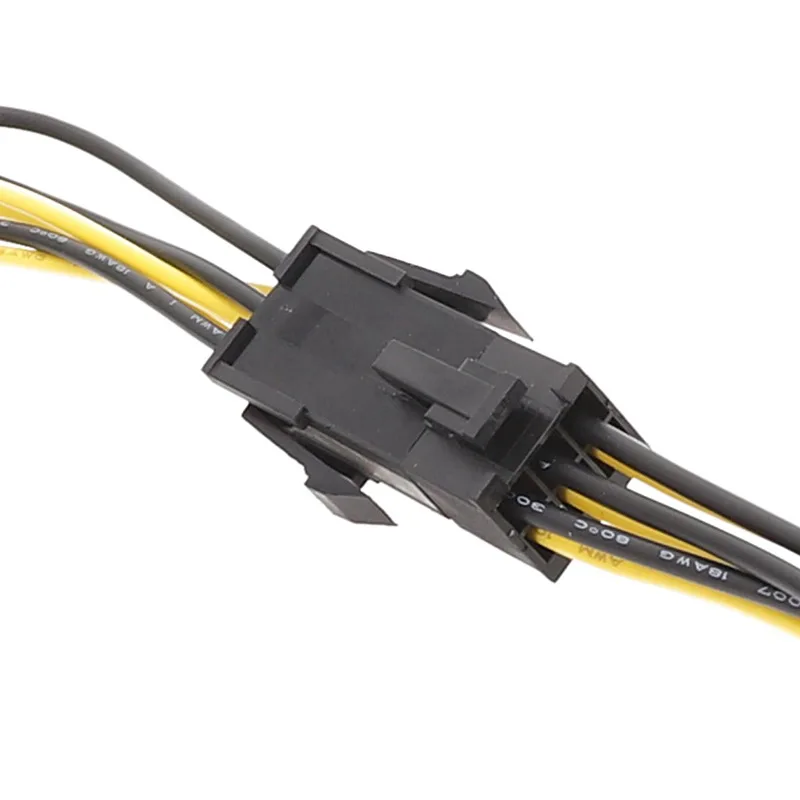 PCIE 6P ถึงฮาร์ดไดรฟ์สายไฟ 12V ไปยัง SATA hard drive สาย PCIE 6p หญิง 2.5 นิ้ว 3.5 นิ้วฮาร์ดไดรฟ์ 12V และ 5V