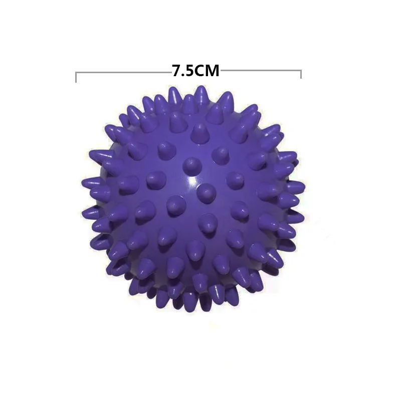 7.5CM Spiky Massage Balls Myofascial Release Ball For Feet Back Hands Spiked Massager Yoga Exercise Fitness Muscle Knots Relax