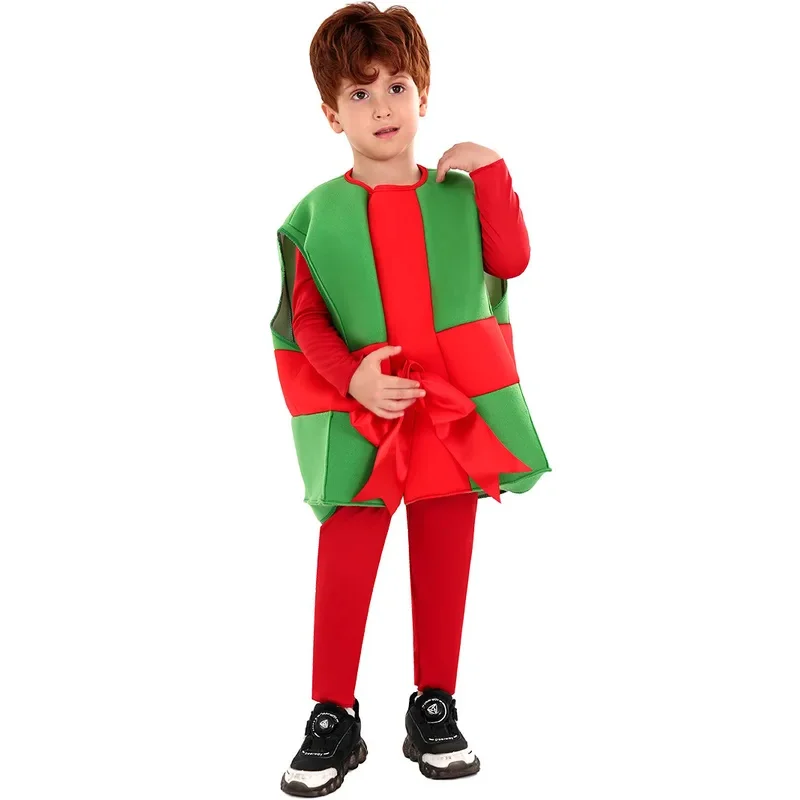 Unisex Child Girl Holiday Surprise Gift Box Halloween Cosplay Boy Kids Christmas Present Costume