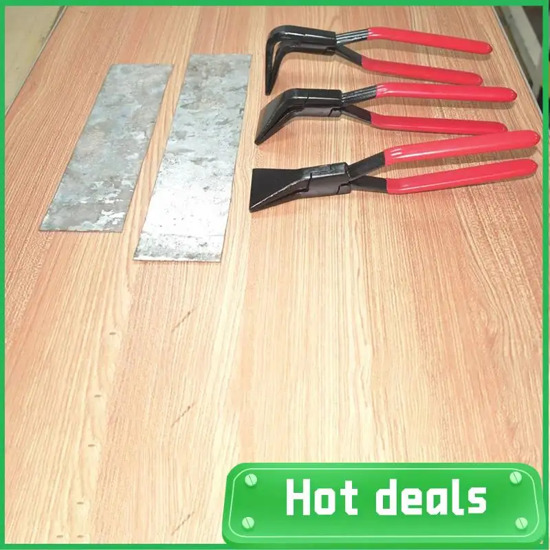 

3PCS Hand Seamers Sheet Metal Tools Straight Jaw 45° 90° Metal Bending Pliers For Bending And Flattening Sheet Metal