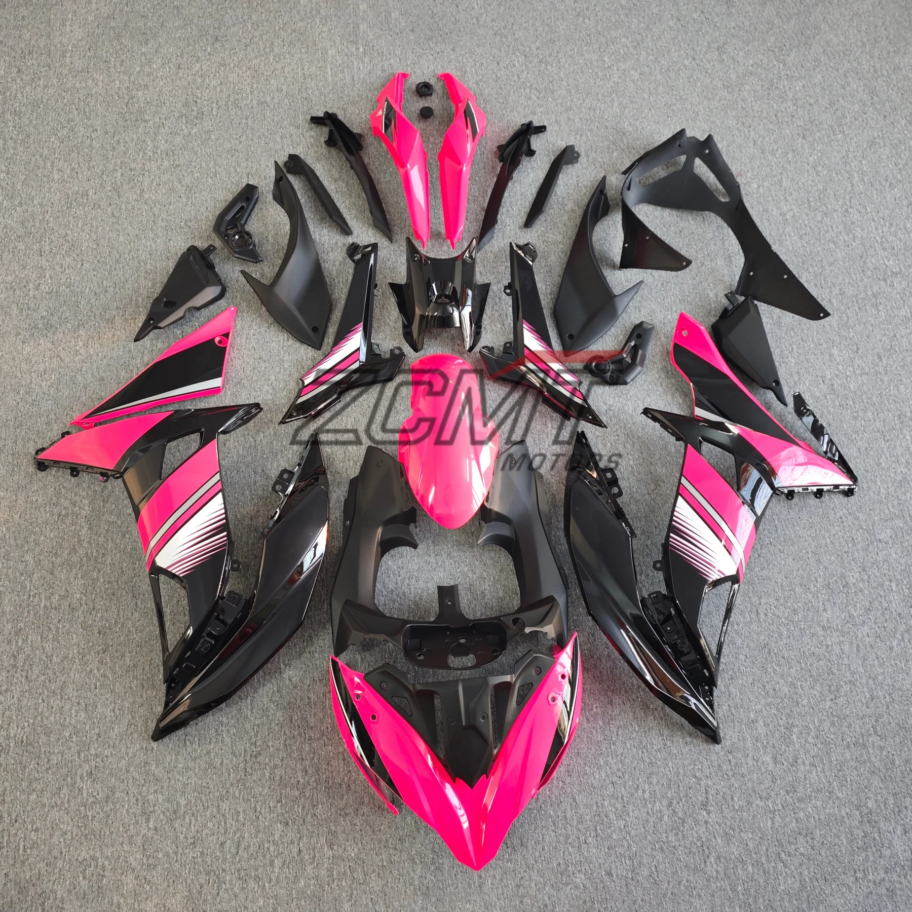 Motorcycle full Fairing Kit fit For KAWASAKI ZX650 ER6F 2017 2018 2019 bodywork whole fairings kits 3