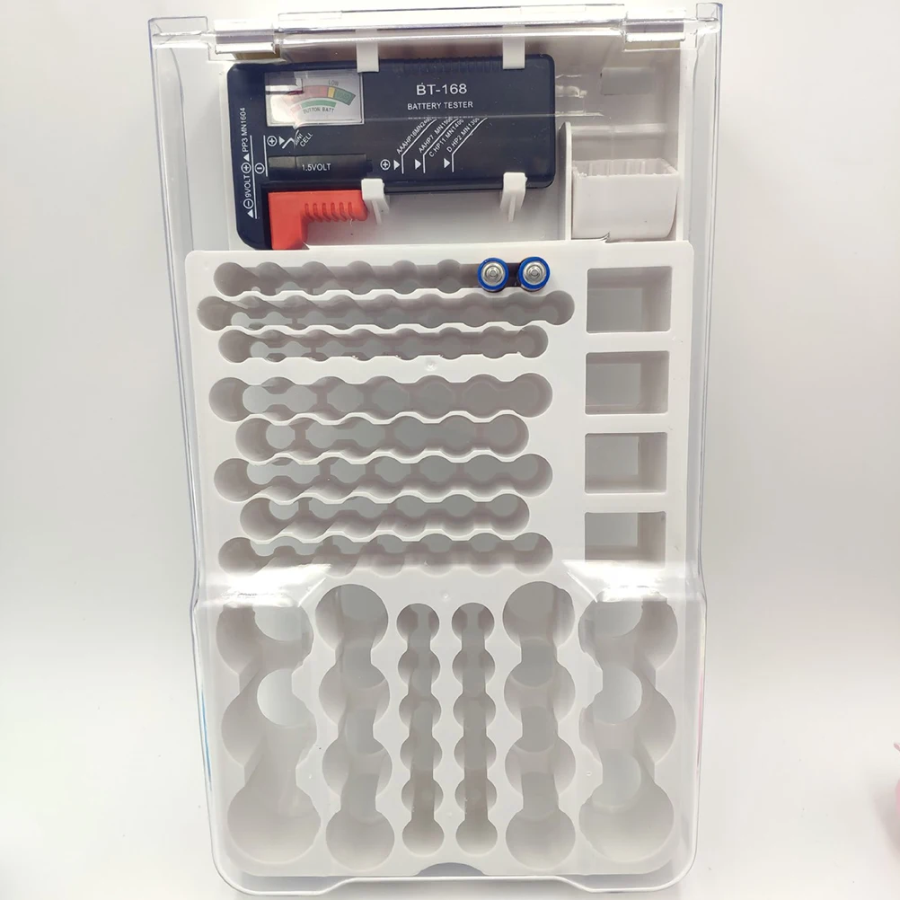 

Tester Case Premium Material Storage Holder Capacity Analyzer ganizer Holder Box For Batteries