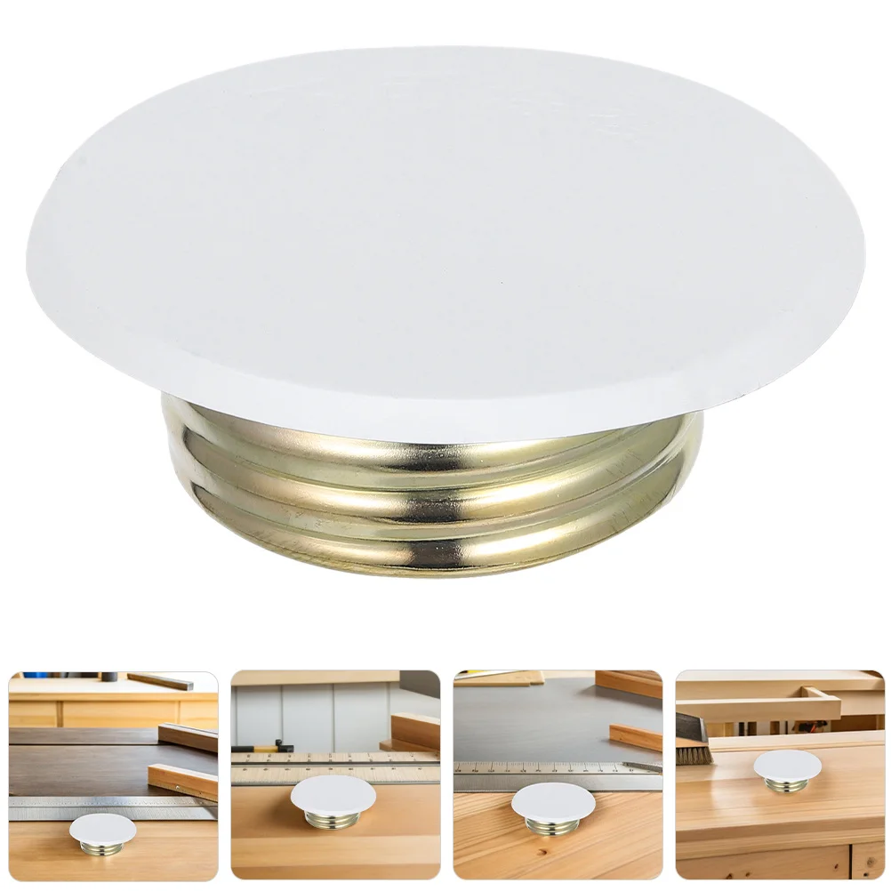 10Pcs Concealed Fire Sprinkler Cover Plate Metal Decorative Trim Cap for Ceiling Residential Commercial Use Sprinkler Head