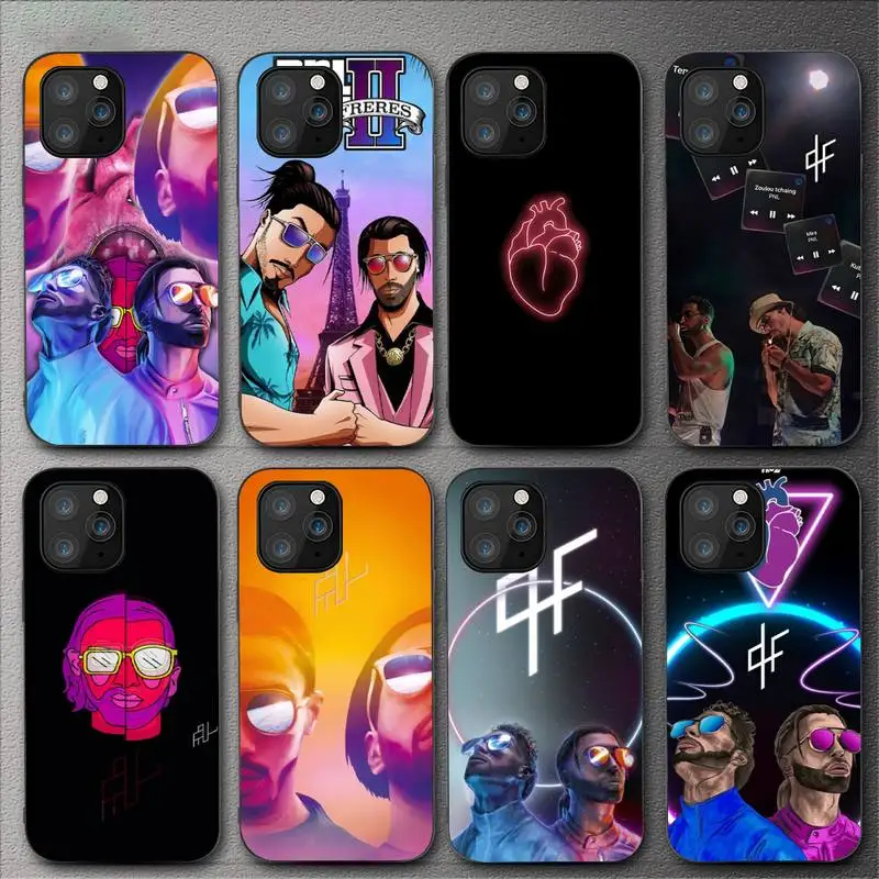 France PNL QLF Rapper Phone Case For iPhone Mini 11 12 13 14 15 16 Pro Max Plus Shell