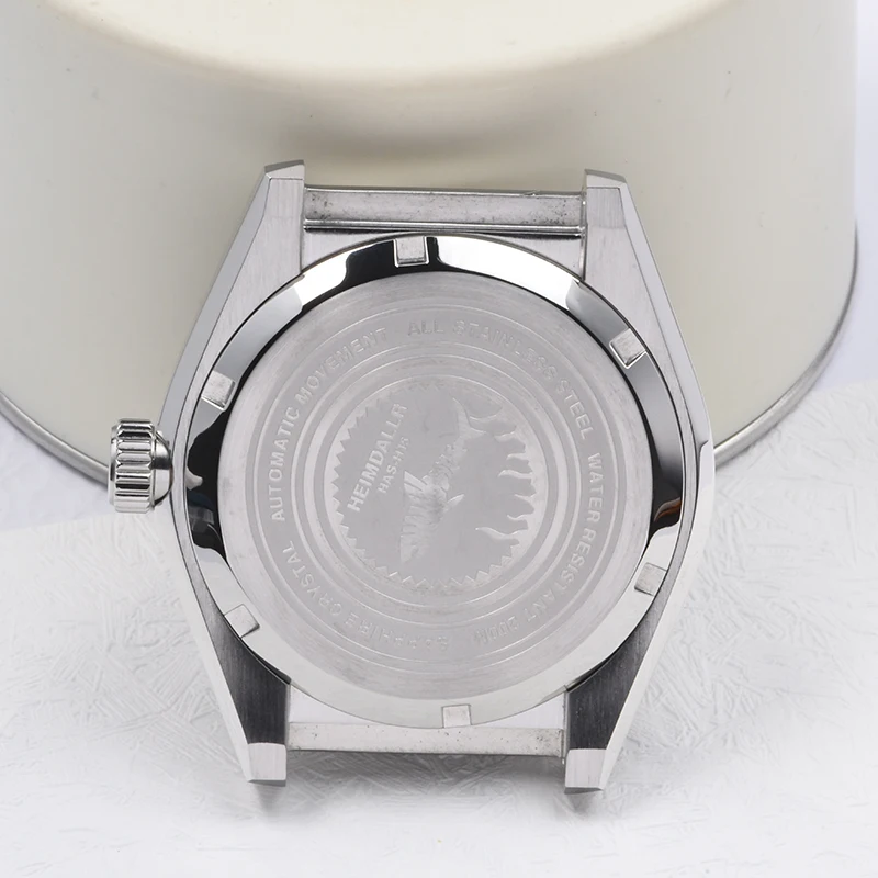 Cassa dell'orologio 3 in punto acciaio 43mm C3 Lume Cassa dell'orologio subacqueo Vetro zaffiro adatto per Seiko per NH35/NH36 Movimento automatico Orologio mod