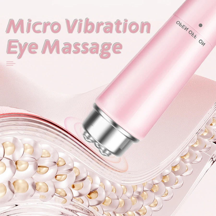 1PC 4 in 1 Vibrating Massager Stick Remove Dark Eye Circles Remove Eye Bags Mini Massage Pen Lifting Firming Beauty Instrument