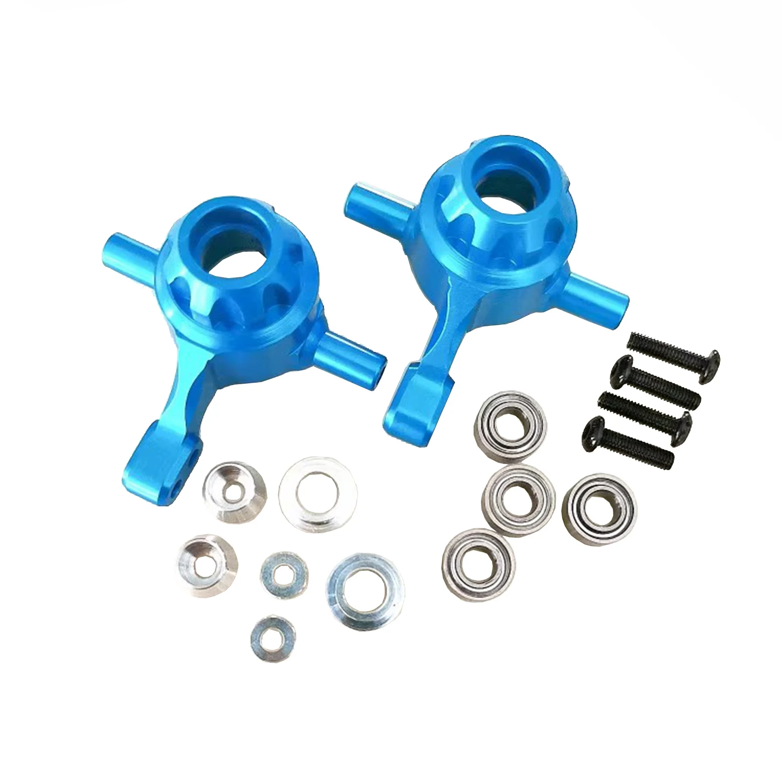 Aluminum TT-02 Front Rear Knuckle Arms Hub Carrier Set for RC Car Tamiya TT02