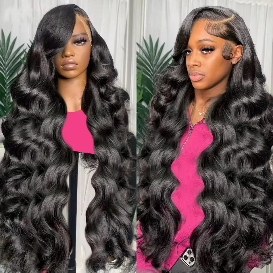 

250Density 30 40 inch Body Wave Human Hair wigs 13x6 HD Lace Front Wig Brazilian 100% Human Hair For Women