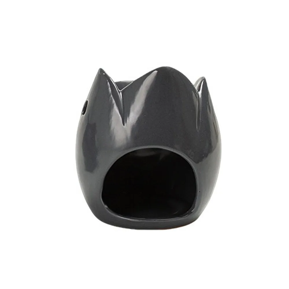 

Ceramic Incense Burner Cartoon Animal Heat-resistant Essential Oil Burner Hollow Out Candle Heating Holder Bedroom