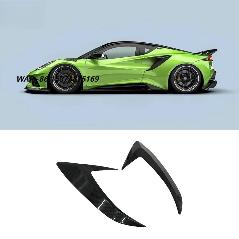 Wholesalers Dry Carbon Fiber Fender Side air Vents Spoiler for Lotus Emira Perfect Decoration