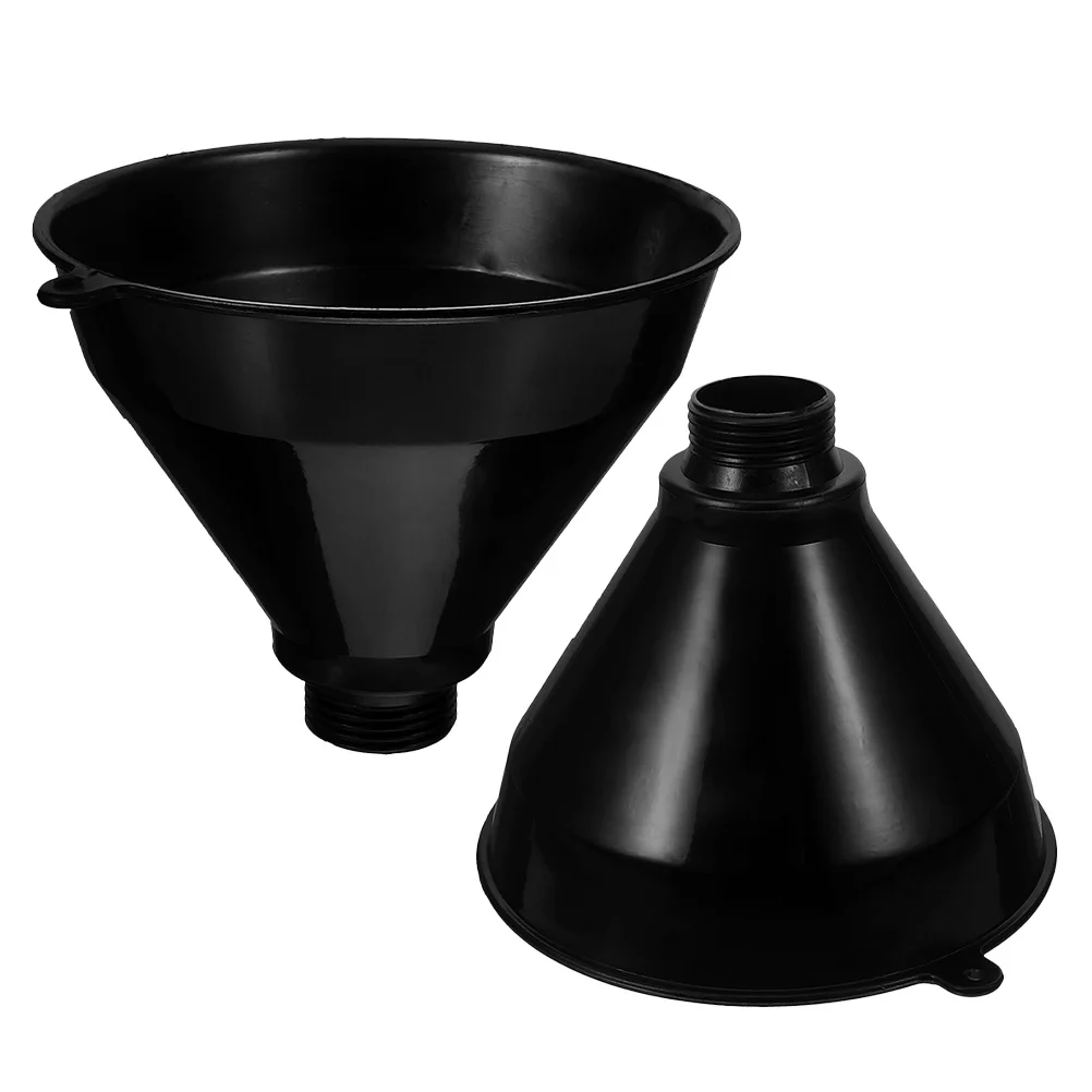 

2Pcs Wide Mouth Large Plastic Funnels Multipurpose for Automotive Kitchen Oil Fuel Filling Large Plastic Funnels