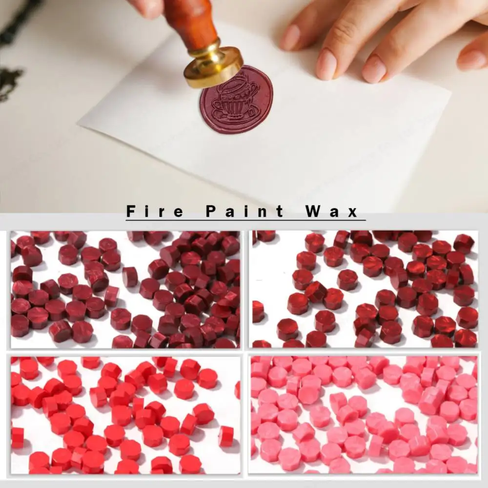 100Pc Retro Sealing Wax Seal Stamp Wax Beads Scrapbook Material Wedding Birthday Party Invitation Stamp DIY Stamp Decoration