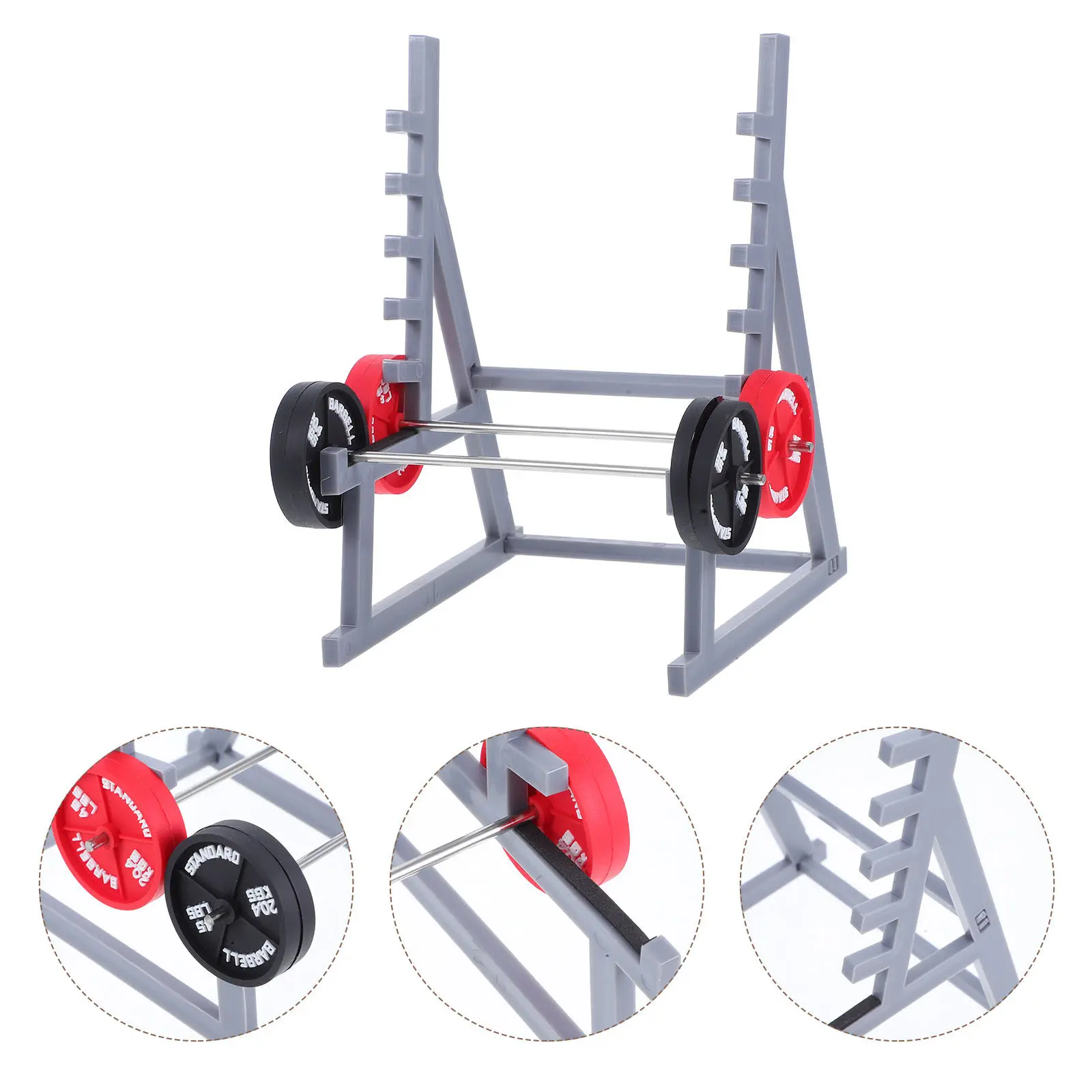 

Набор из 1 мини-органайзера для ручек в виде стойки для штанг, настольный органайзер для спортзала, маленький контейнер для канцелярских принадлежностей для тренировок