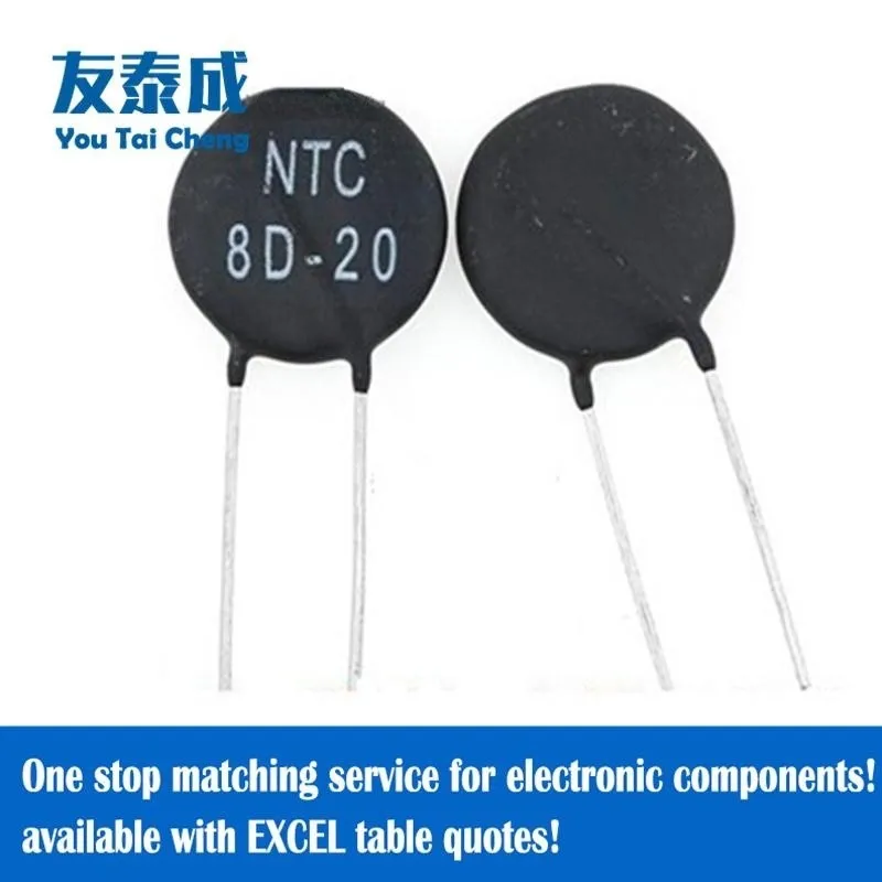 5PCS Negative Temperature Thermistor MF72/NTC 1.3D-20 1.3Ω 1.5D-20 1.5Ω 2.5D-20 2.5Ω 3D-20 3Ω 5D-20 5Ω 8D-20 8Ω 10D-20 10Ω