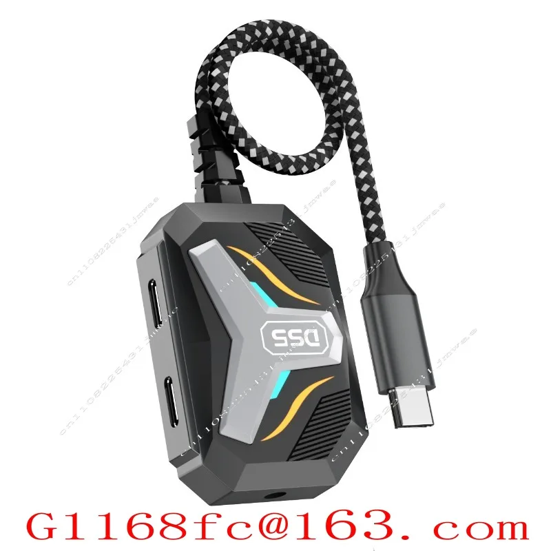 PD27W Adapter Cable, Audio Calling, Listening To Songs, 3-in-1 Converter, Fast Charging