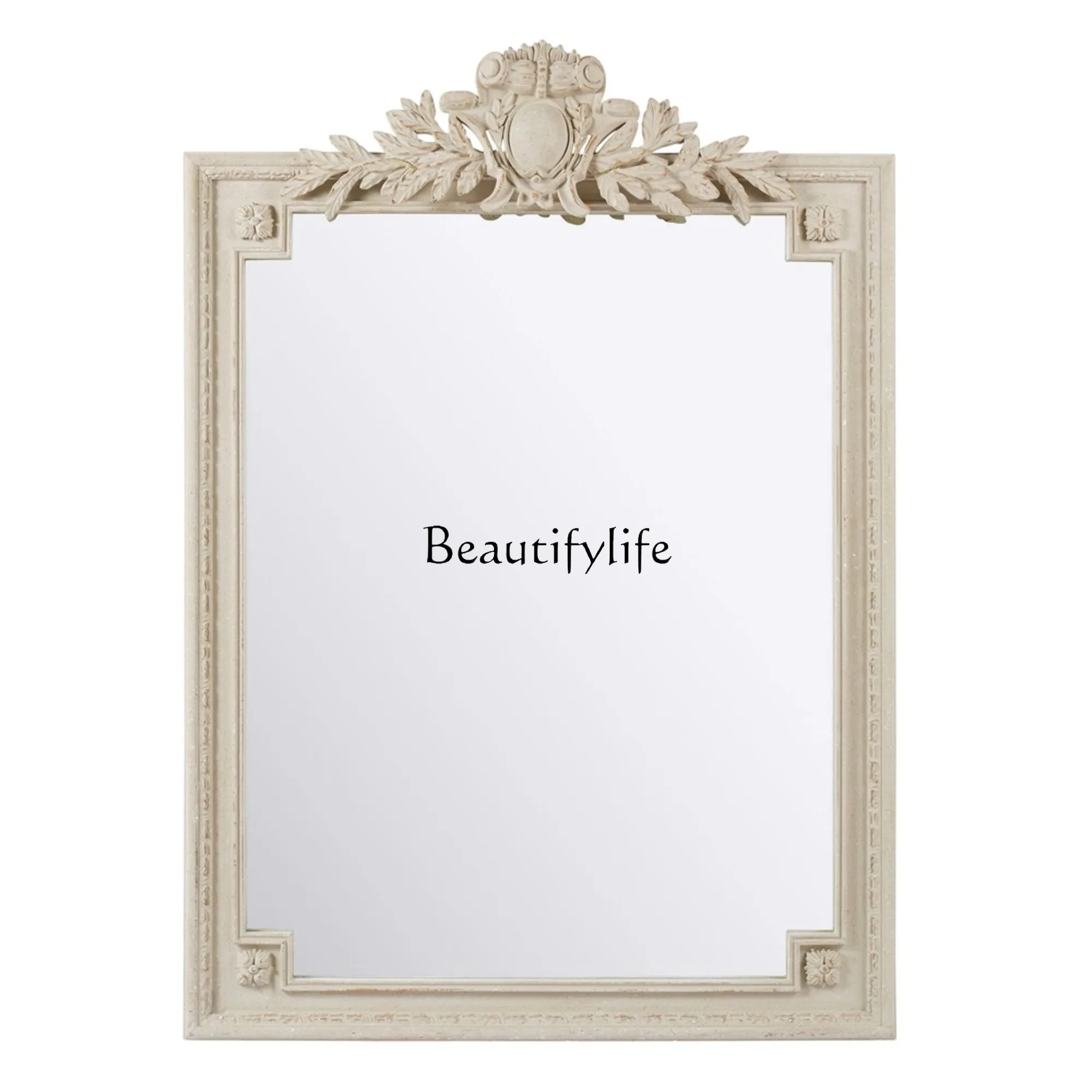 

Artistic double-sided makeup mirror desktop round desktop dresser retro mirror