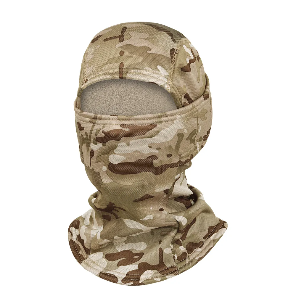 Tactical camouflage Beanies cap Sports scarf Caps Balaclava Riding Windproof sunscreen Outdoor Hiking Full Cover Head mask