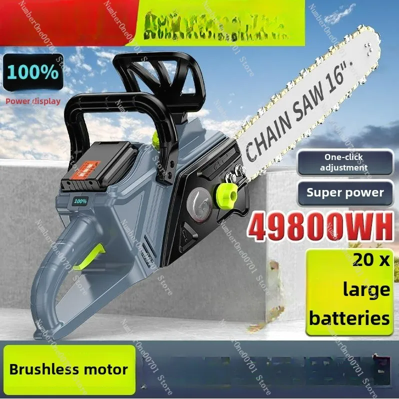

Imported Rechargeable Chainsaw Household Multi-function Chainsaw Handheld High-power Lithium Chainsaw Outdoor Electric