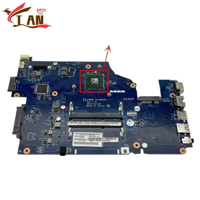 

LA-B232P для ноутбука Acer Aspire E5-521, материнская плата NBMLF11002 с процессором E2-6110, материнская плата DDR3, 100% тестирование, быстрая доставка TT