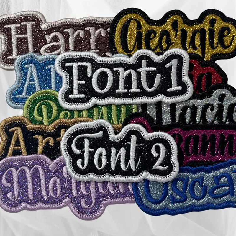 Embroidery Design Logo - رقع مطرزة مخصصة بتصميم شعار خاص،