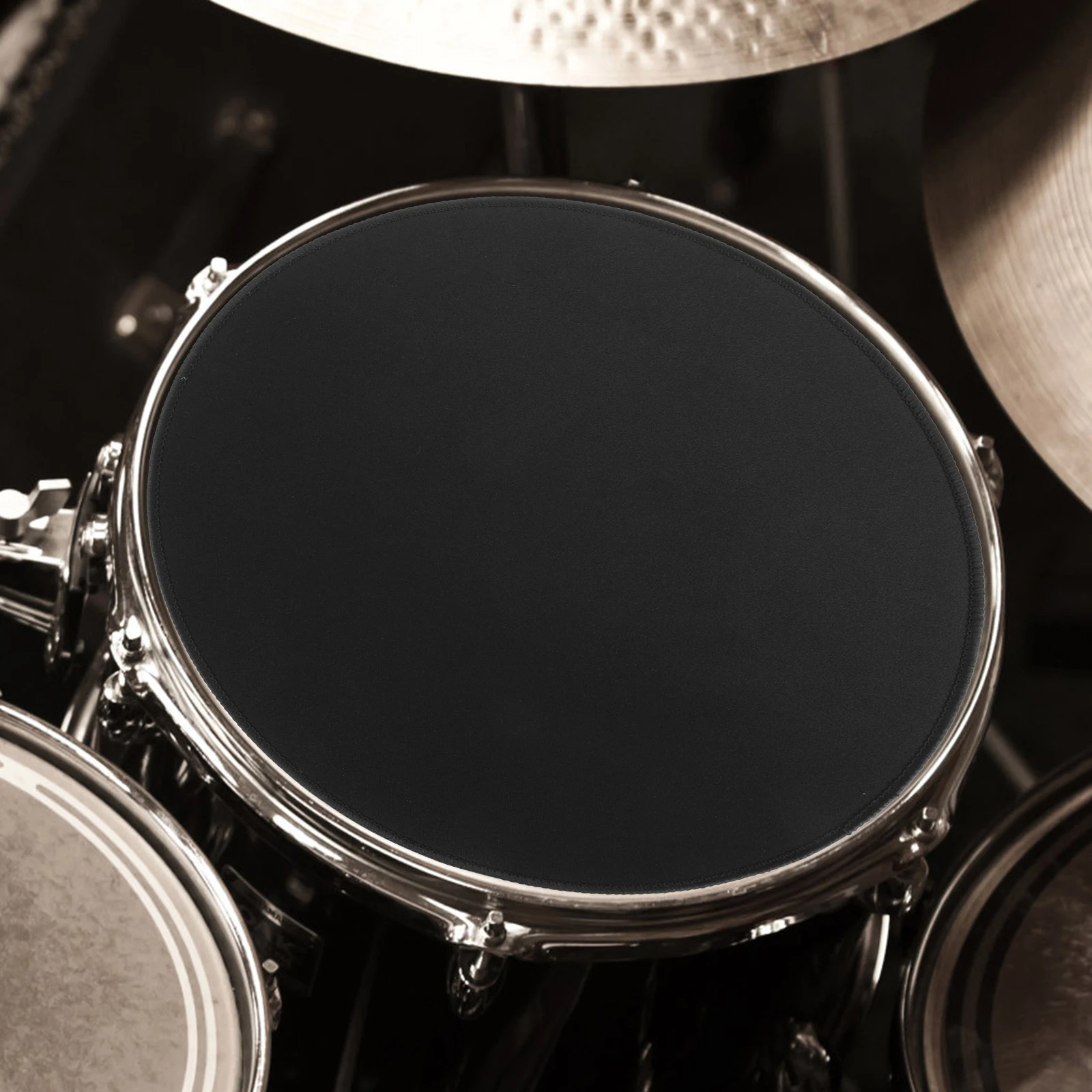 

Practice Pad Drum Silence Cymbal Mute Mat Noise-absorbing Instrument Muffler Adults