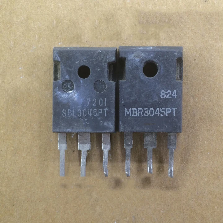 Used 5pcs MBR4060PT MBR4060APT MBR4060 cichy Schottky transistor 40A60V TO-3P-3 In Stock Original disassembly