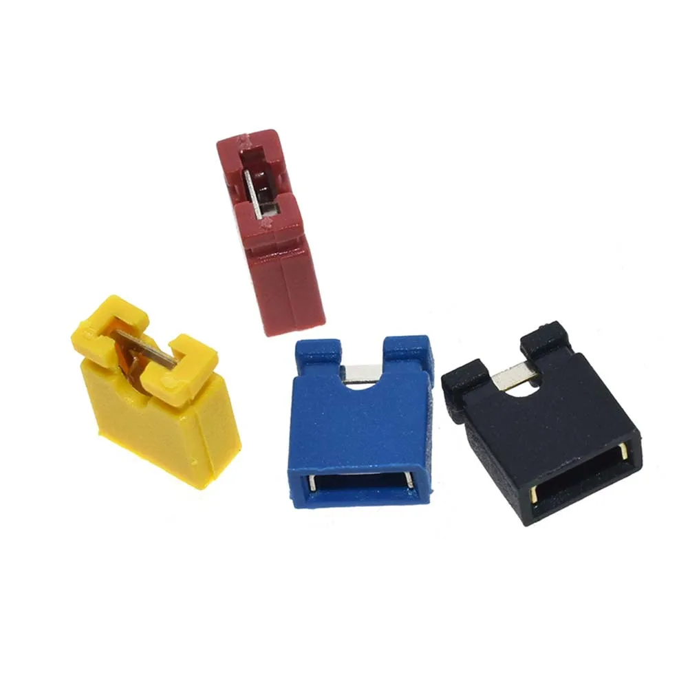 Block Shorting Cap Pin Header Headers Jumper Connector Cover Pin Header Connection Block Pin Connector Type Pitch Jumper Cap