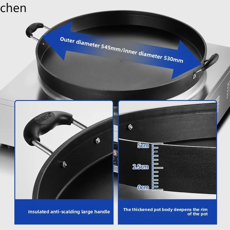 LXC Stufa Commerciale Fresco Panino Fritto Pentola Automatica Acqua Panino Fritto Pentola Elettrica Da Tavolo Pentola Adesivo Gnocchi Fritti