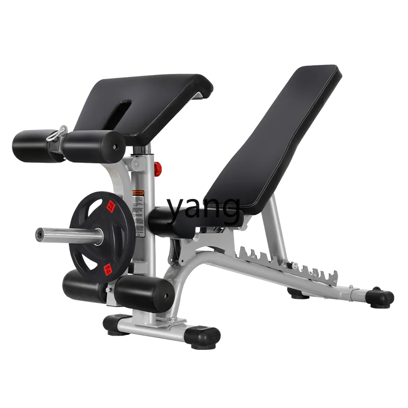 

Yjq Multi-Functional Dumbbell Press Stool Lower Oblique Training Fitness Chair Sitting Leg Bending and Bending