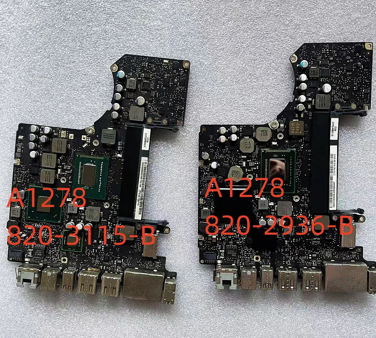 A1278 mainboard 820-2936-A 820-3115-B MC700 MD314 MD313 MD102 MD103 logic mainboard, fully functional test products, high-qualit