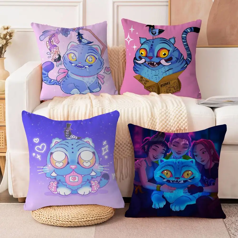 

KPop Demon Hunters Tiger Personalized Pillow Dust Cover Bedroom Kids Party Decoration Pillowcase Birthday Children Gift