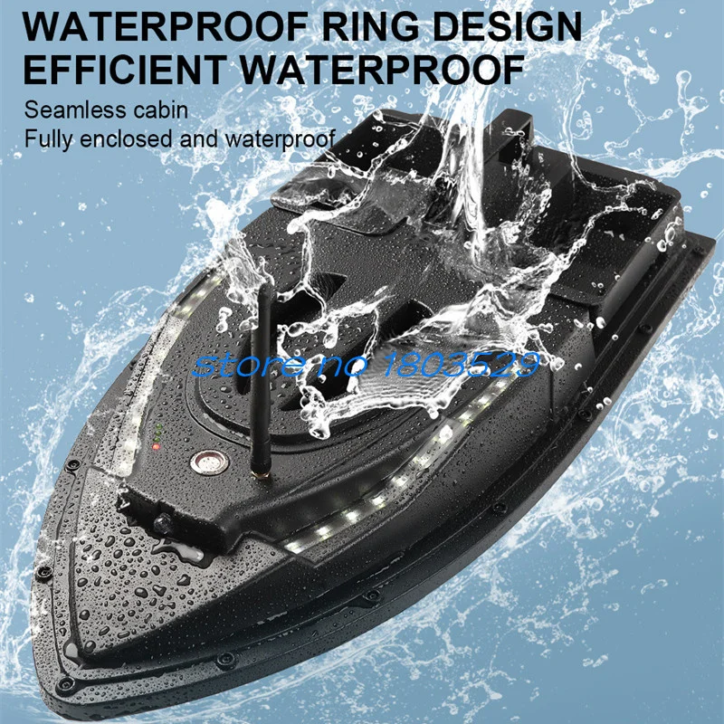 53CM 40GPS Punt Dual Hopper GPS Beidou Positionering RC Voerboot 500M Waterdichte Cruise Hoge Snelheid Afstandsbediening vissersboten