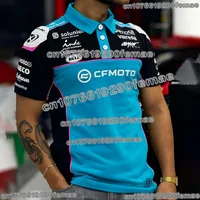 Polo de motocicleta CFMOTO de alta calidad, edición del equipo de carreras, Top deportivo transpirable para motorista, camiseta informal de calle de verano